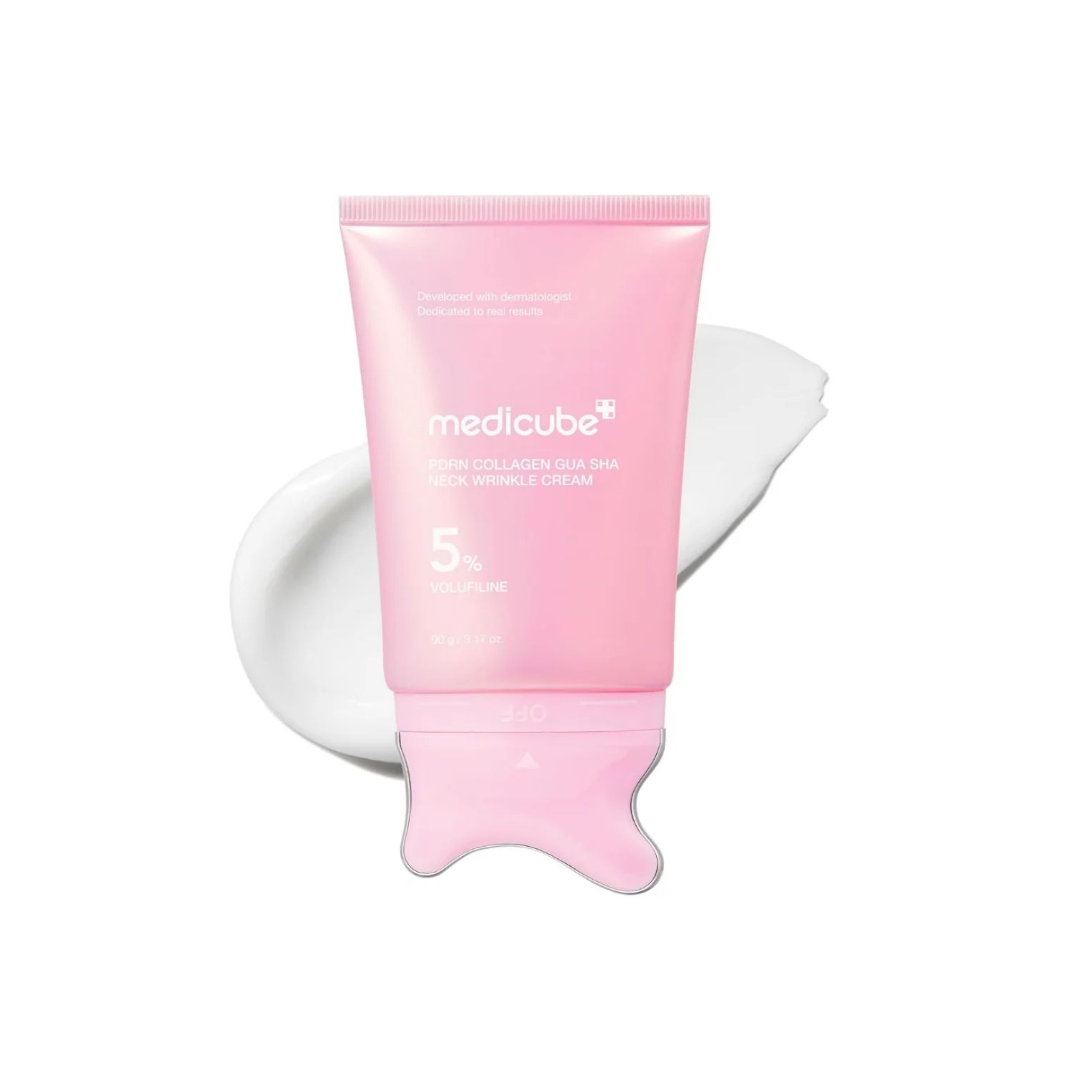 Medicube PDRN Collagen Gua Sha Neck Wrinkle Cream 3.17 oz (90 g)
