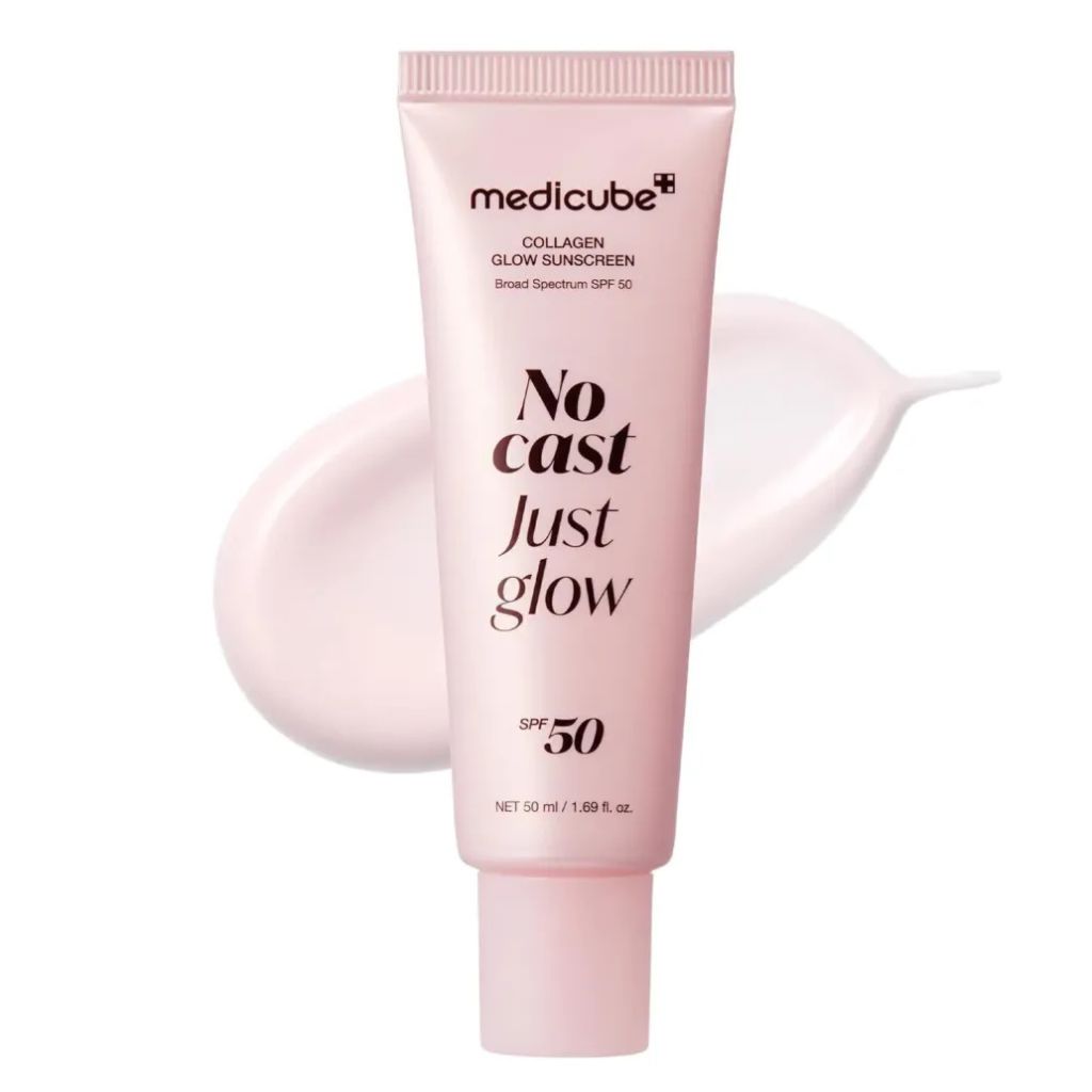 Medicube No Cast Just Glow Collagen Sunscreen Broad Spectrum SPF 50 1.69 fl oz (50 mL)