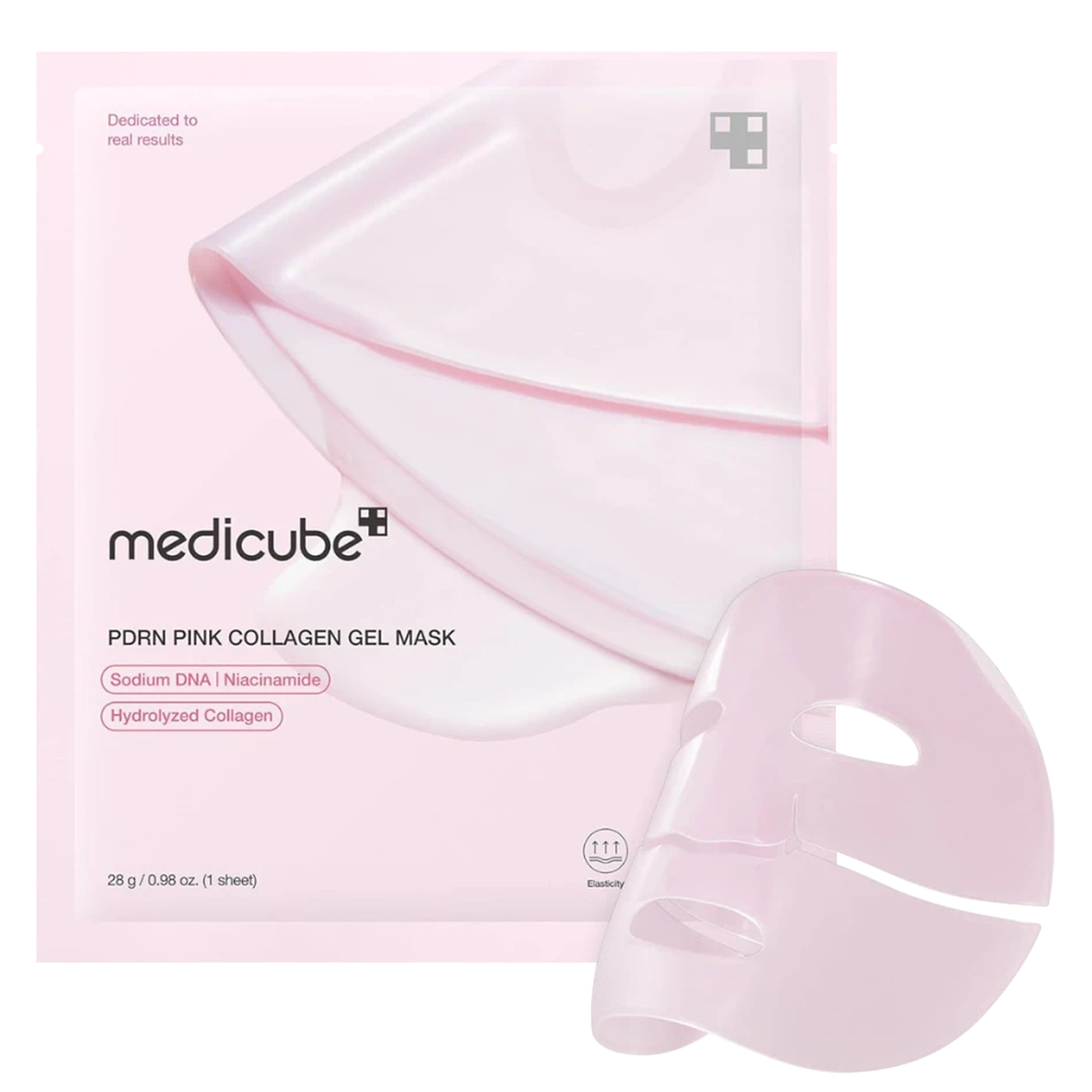 Medicube Salmon PDRN Pink Collagen Jelly Gel Mask 1 Sheet (0.98 oz / 28 g)