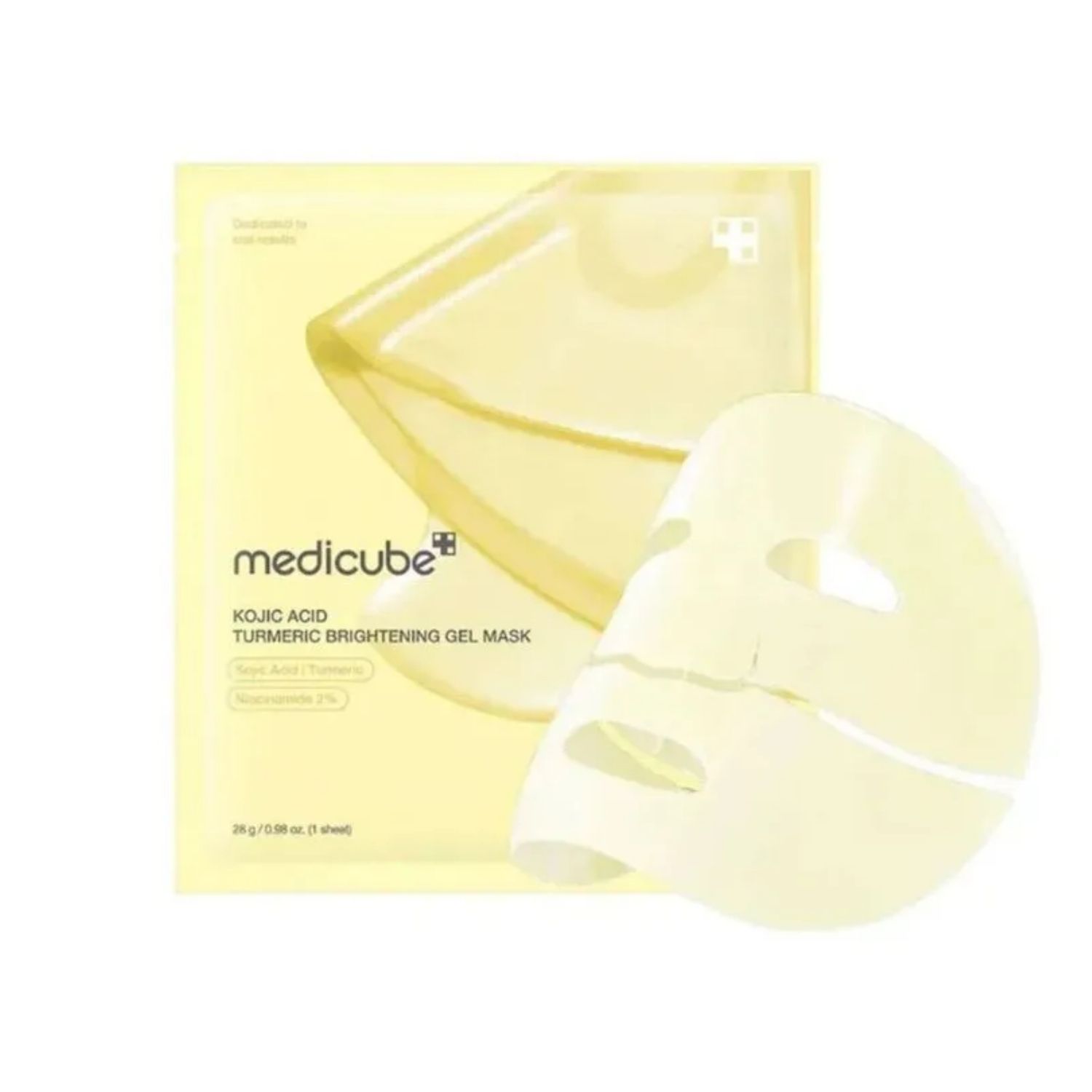 Medicube Kojic Acid Turmeric Gold Jelly Gel Mask 4 Sheets